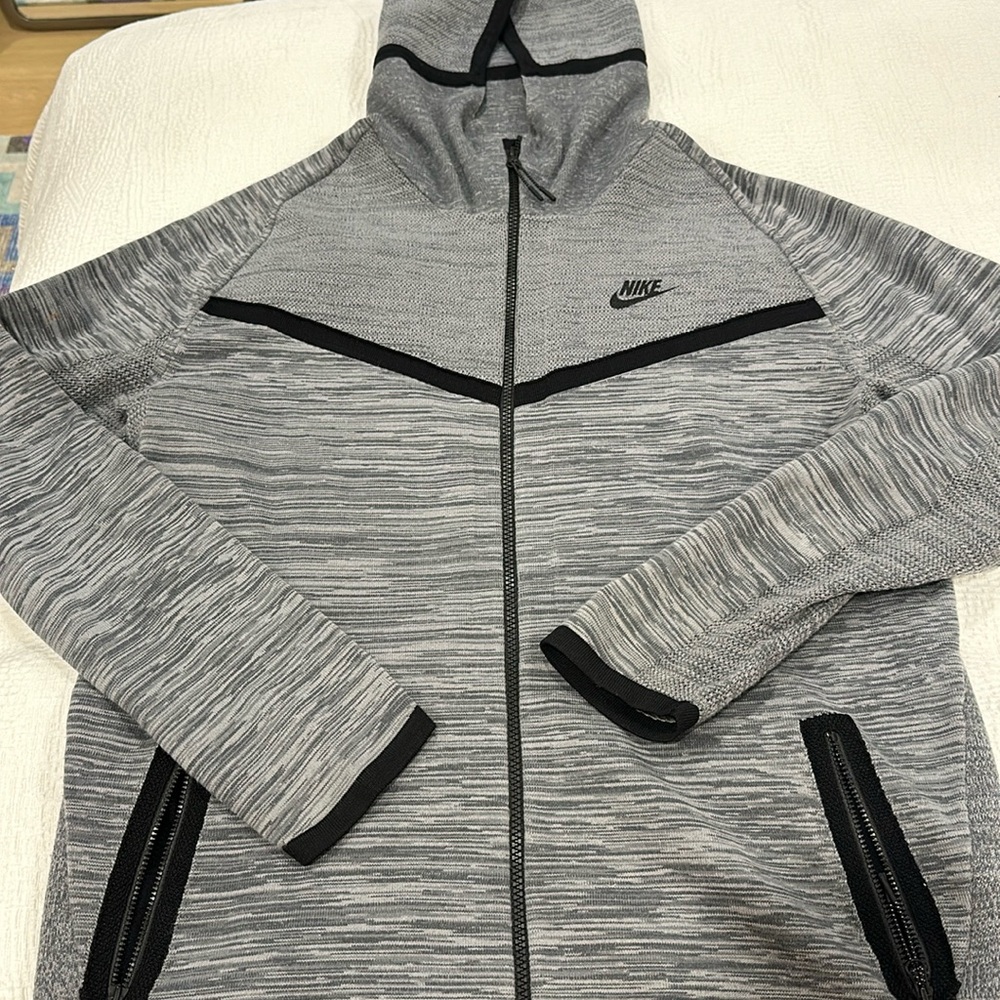 Nike grey zip up